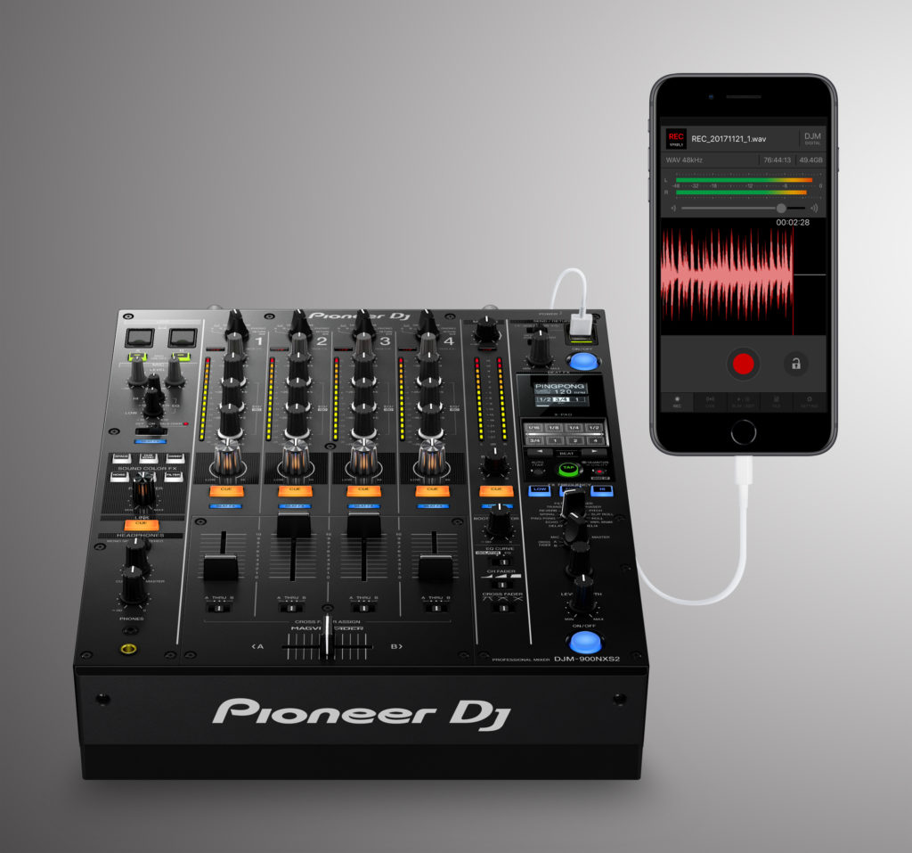 New Pioneer’s DJMREC recording app enables DJs to easily record mixes